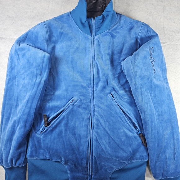 NEW Salomon Brown/Blue Reversible Acti Loft Full Zip Jacket Women's Size Small - Picture 5 of 10